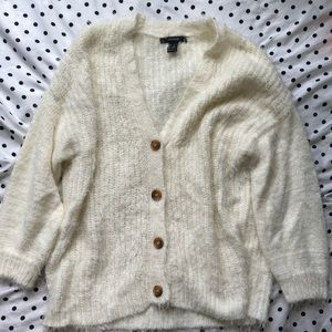 Forever 21 fuzzy cardigan